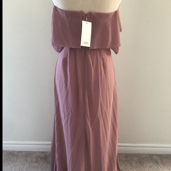 Tobi Mauve Ruffle Top Maxi Dress - Picture 10 of 12